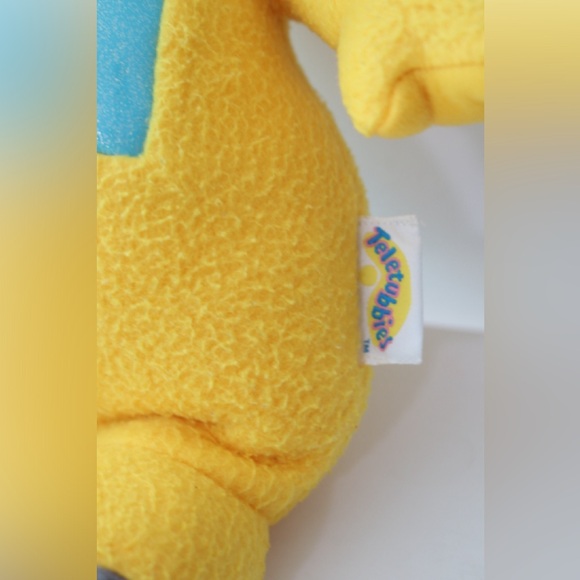 1998 Vintage Teletubbies Talking Laa Laa Plush LaLa Yellow 15” Doll Tested Works - Picture 5 of 8